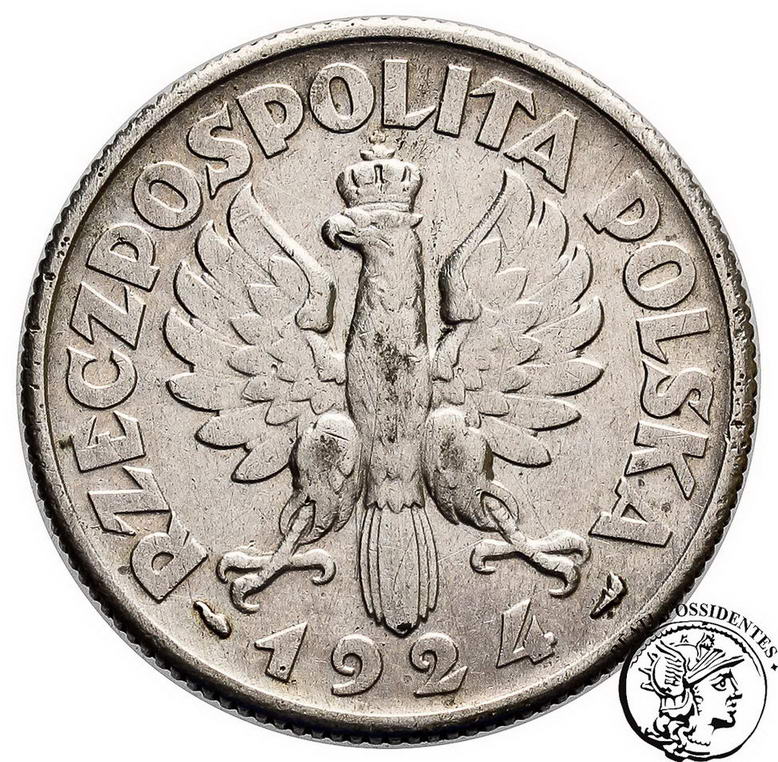 Polska II RP 2 złote 1924 Paris st. 3