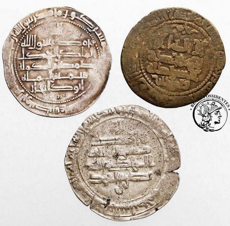 Islam monety srebrne lot 3 szt. st.3/4