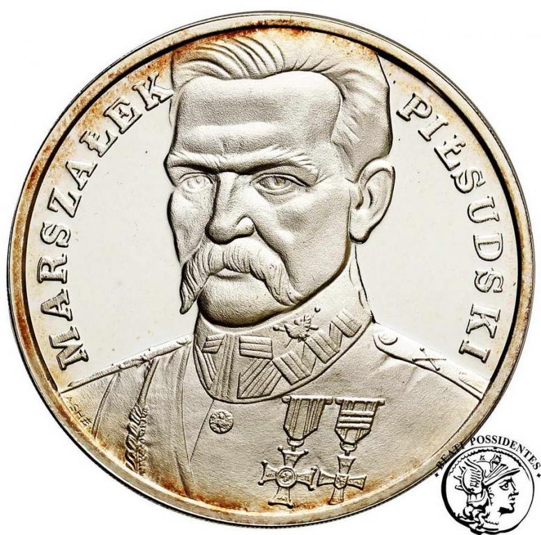 100 000 złotych 1990 Piłsudski Mały Tryptyk st.L