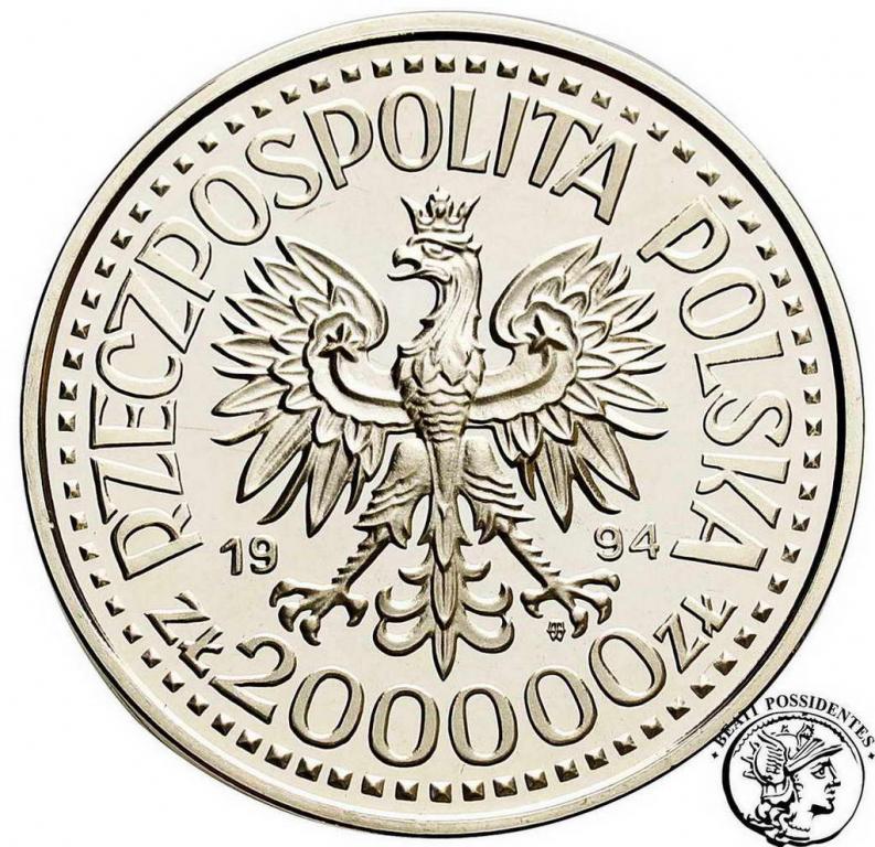 Polska III RP 20 000 złotych 1994 Inwalidzi st.L