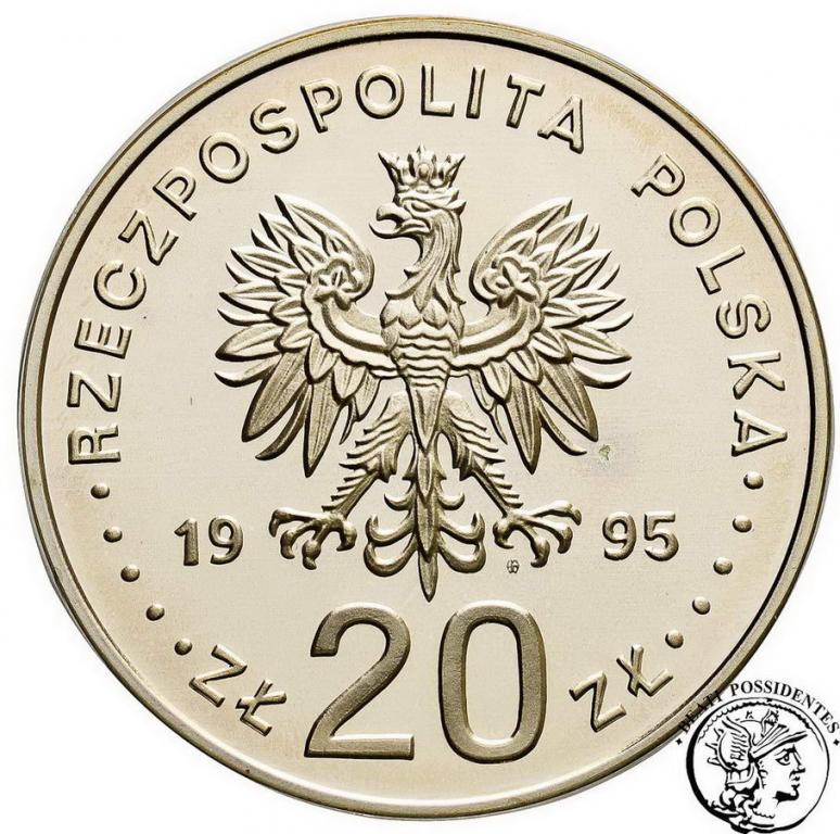 III RP 20 złotych 1995 Mikołaj Kopernik ECU st.L