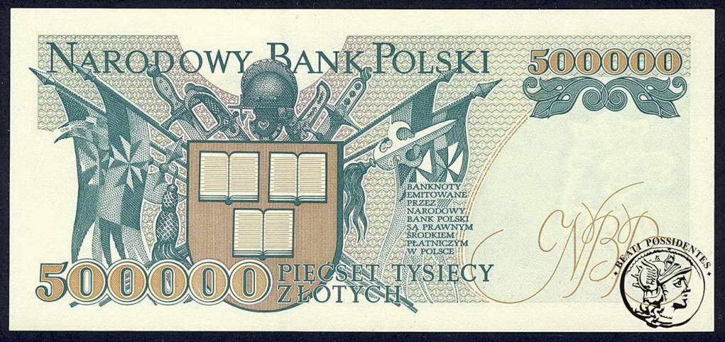 Polska 500 000 złotych 1993 seria AA st. 1