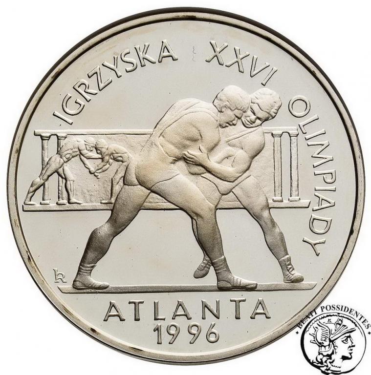 20 złotych 1995 Oly Atlanta zapaśnicy PCG PR70