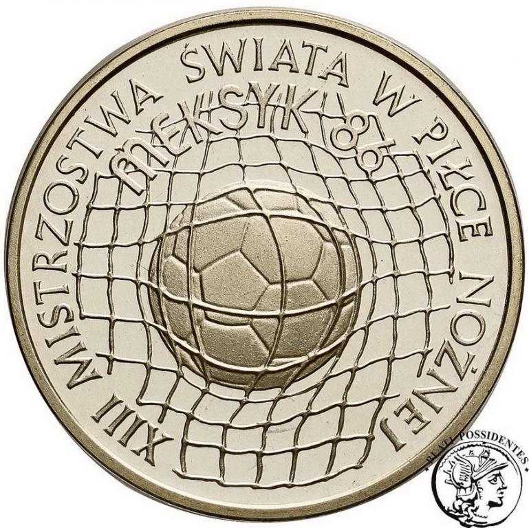 Polska PRL 500 złotych 1986 FIFA '86 Meksyk st.L