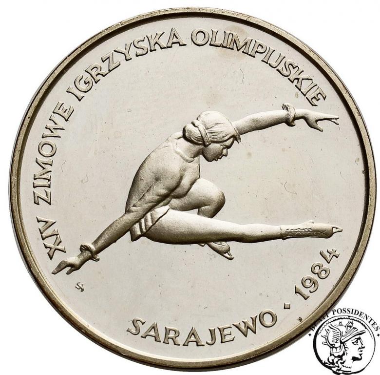 Polska PRL 200 złotych 1984 Sarajewo st.L-