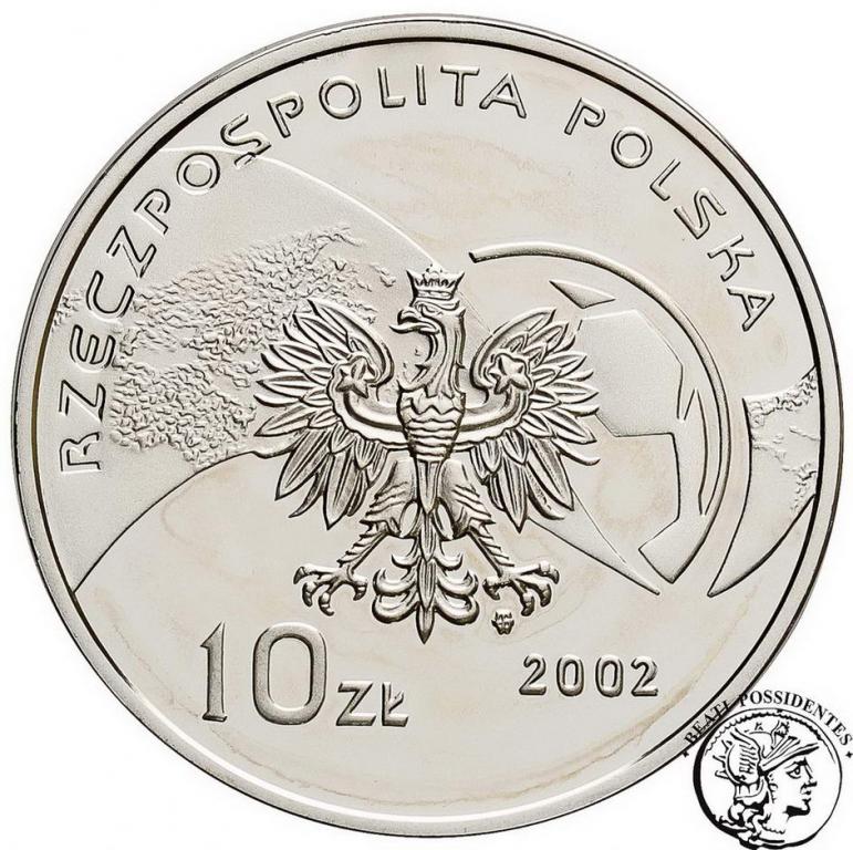 Polska III RP 10 złotych Korea-Japonia 2002 st. L