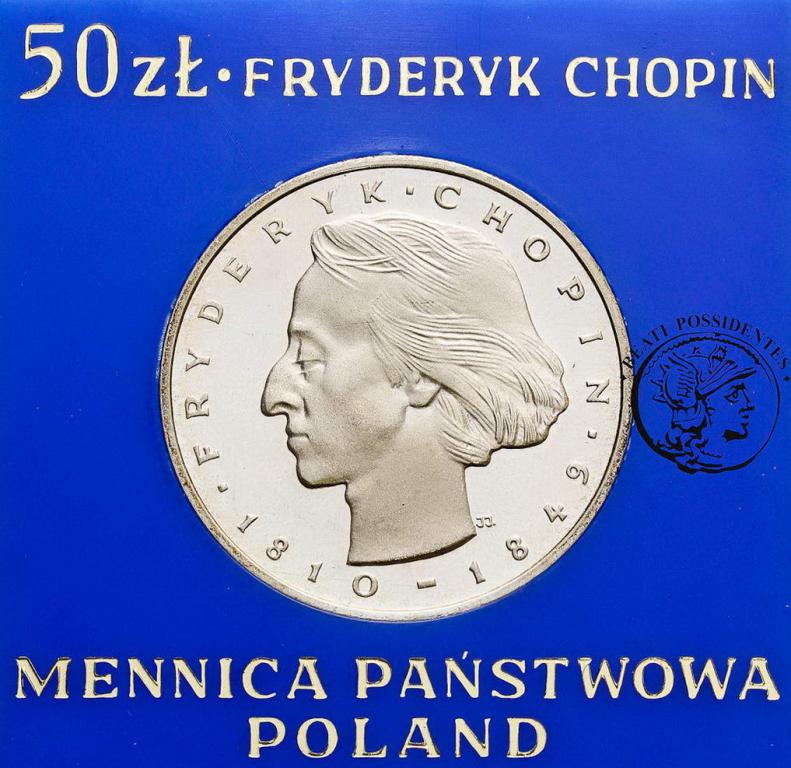 Polska PRL 50 złotych Fryderyk Chopin 1974 st.L
