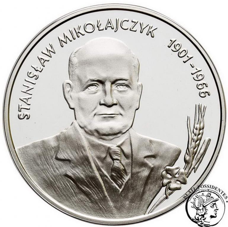 Polska III RP 10 złotych 1996 S. Mikołajczyk st.L