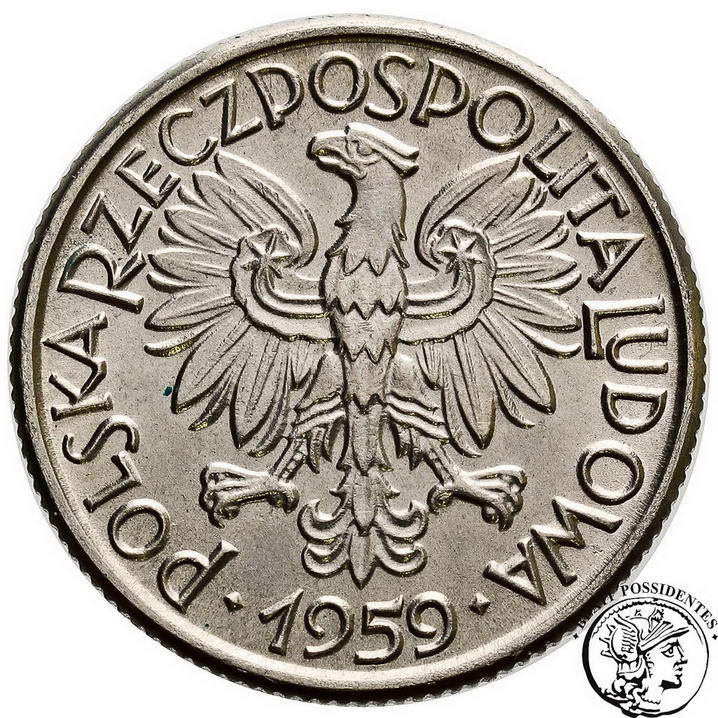 Polska PRL PRÓBA Nikiel 2 złote 1959 st.1