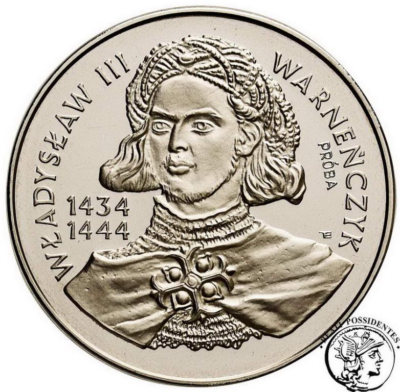 PRÓBA Nikiel 200 000 złotych 1992 Warneńczyk st.L
