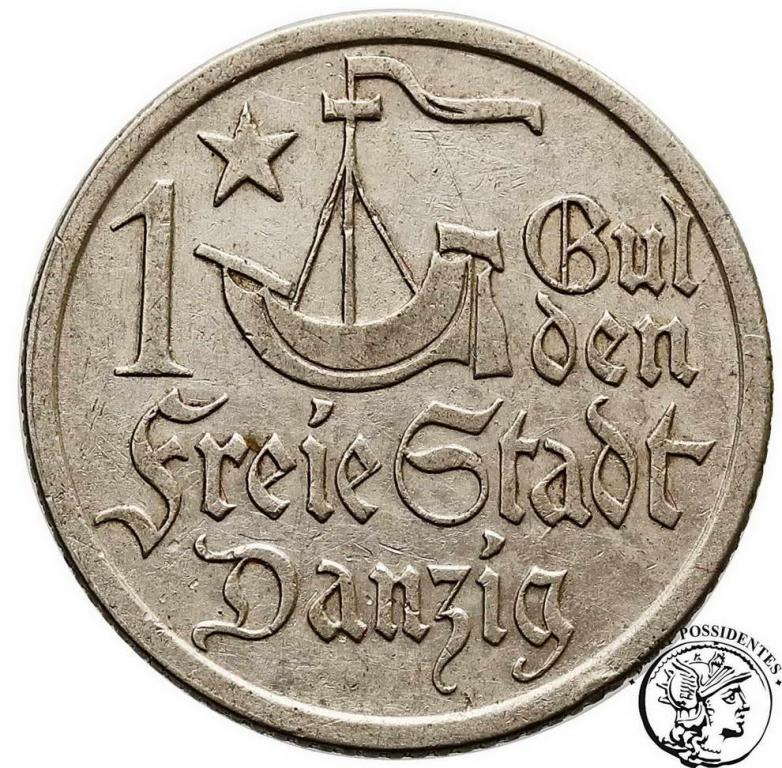 Polska W M Gdańsk 1 Gulden 1923 st. 3