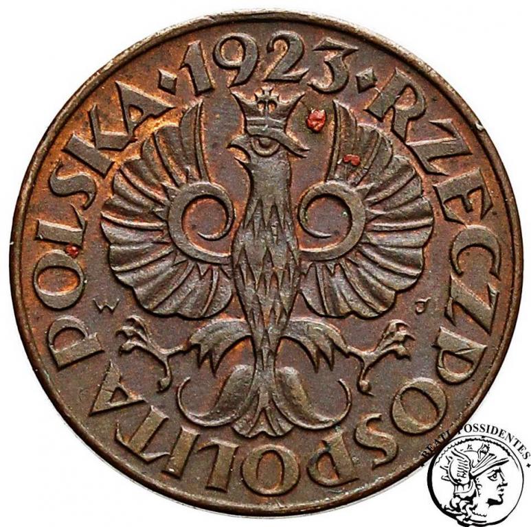 Polska II RP grosz 1923 st. 3+