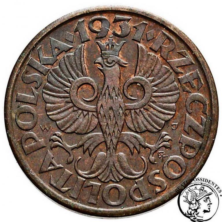 Polska II RP grosz 1931 st. 3+