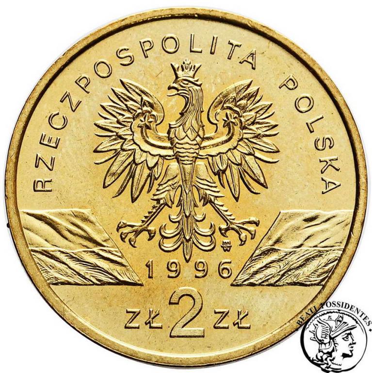 Polska III RP 2 złote 1996 jeż st.-