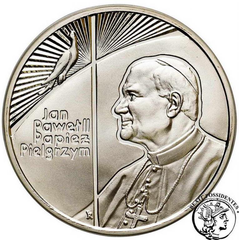Polska III RP 10 złotych Papież Pielgrzym 1999 stL