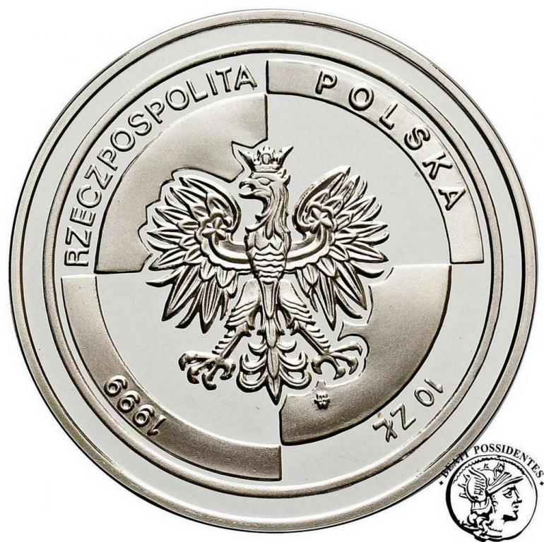 Polska III RP 10 złotych 1999 NATO st.L