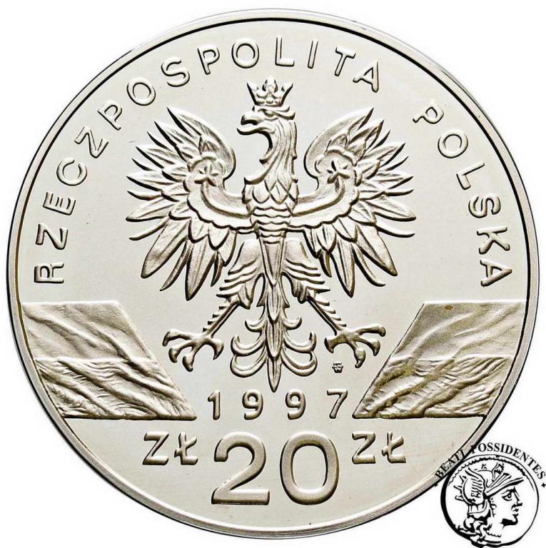 Polska III RP 20 złotych 1997 Jelonek Rogacz st.L