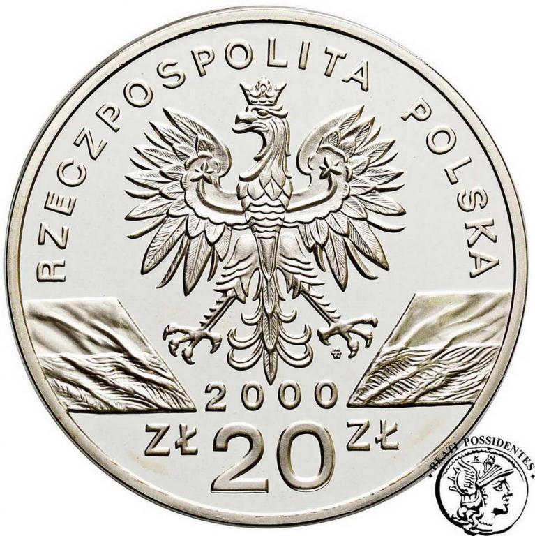 Polska III RP 20 złotych 2000 Dudek st.L