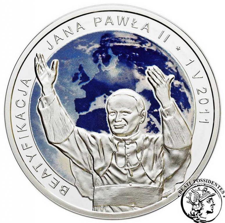 20 złotych 2001 Beatyfikacja Jana Pawła II st.L