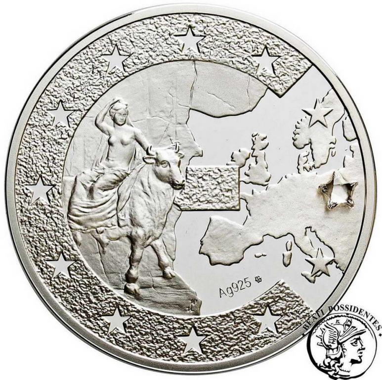 Wejście Polski do Unii Europejskiej medal srebro