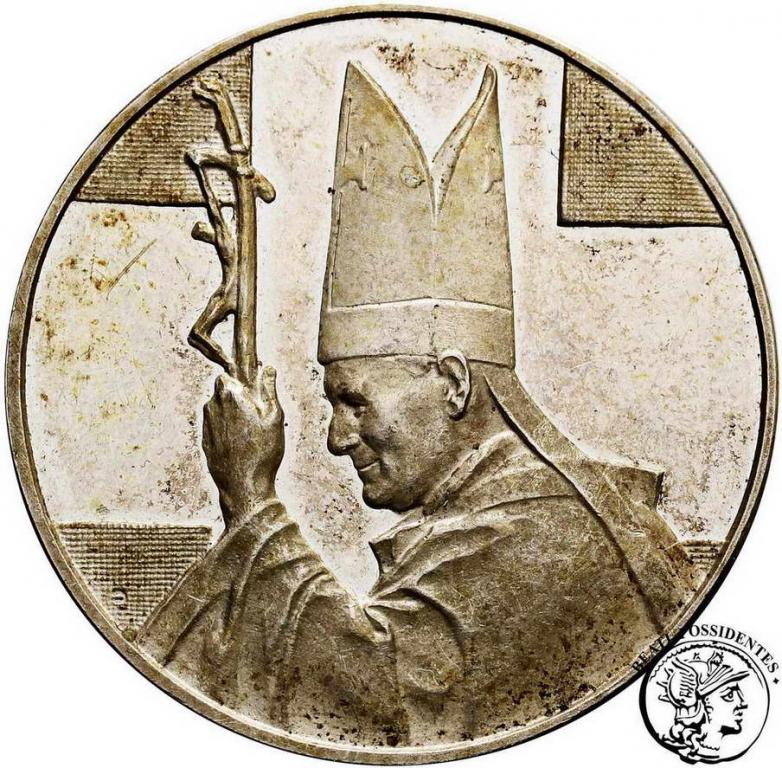 Polska medal Jan Paweł II SREBRO MW st.L-