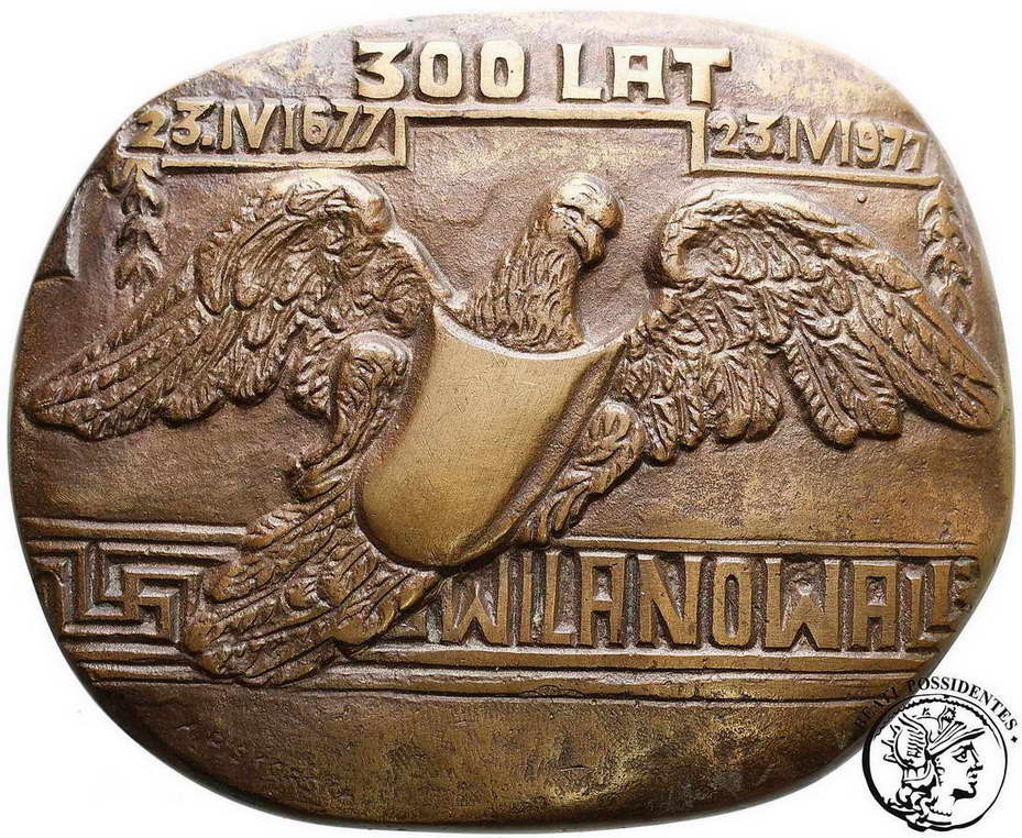 Polska medal Warszawa Wilanów 1977 brąz st.2
