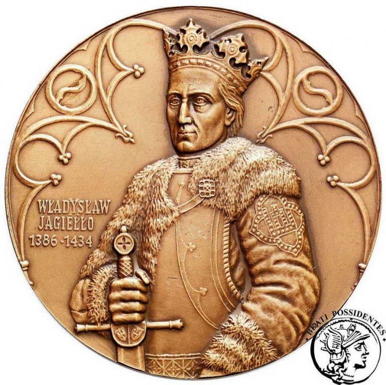 Polska medal Władysław Jagiełło brąz st.1