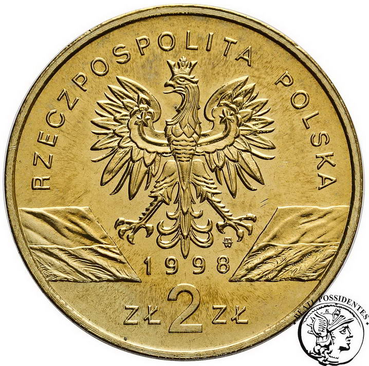 Polska III RP 2 złote 1998 Ropucha st.1-