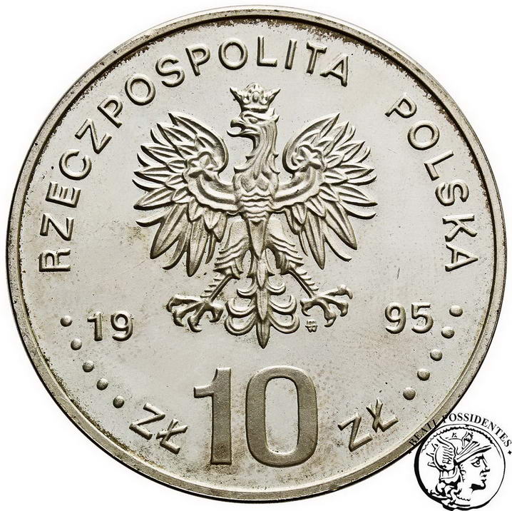 Polska III RP 10 złotych 1995 W. Witos st.L-