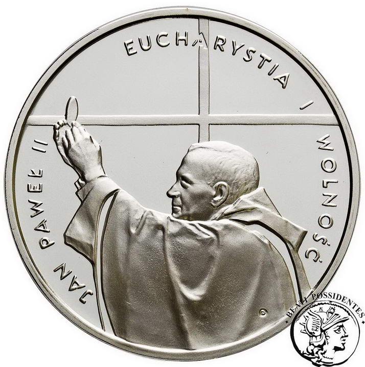 10 złotych 1997 Jan Paweł II Eucharystia st.L
