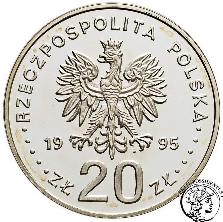 III RP 20 złotych 1995 Województwo Płockie st.L