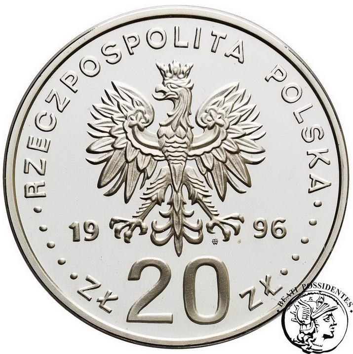20 złotych 1996 Tysiąclecie Miasta Gdańska st.L