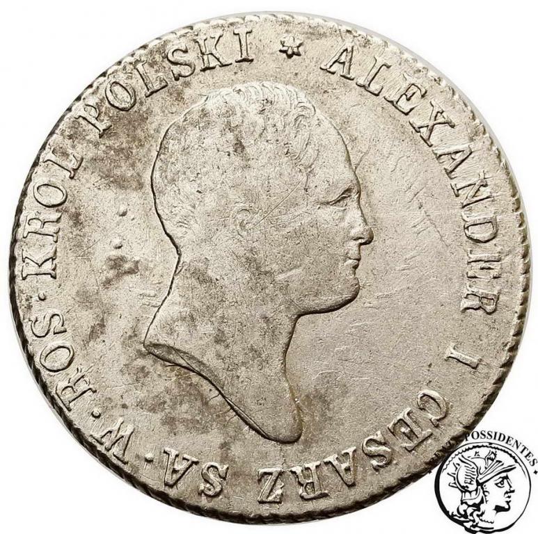 Polska Aleksander I 2 złote 1820 st. 2-