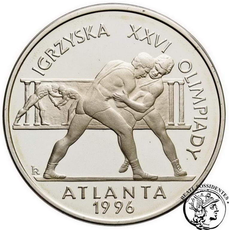 20 złotych 1995 Oly Atlanta zapaśnicy st. L-