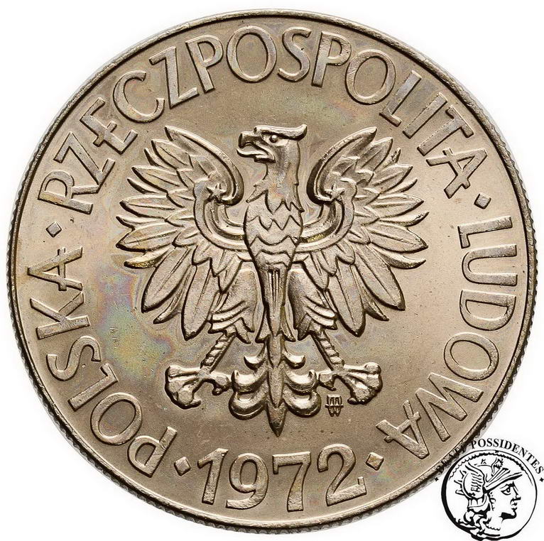 Polska PRL 10 złotych 1972 Kościuszko st.1