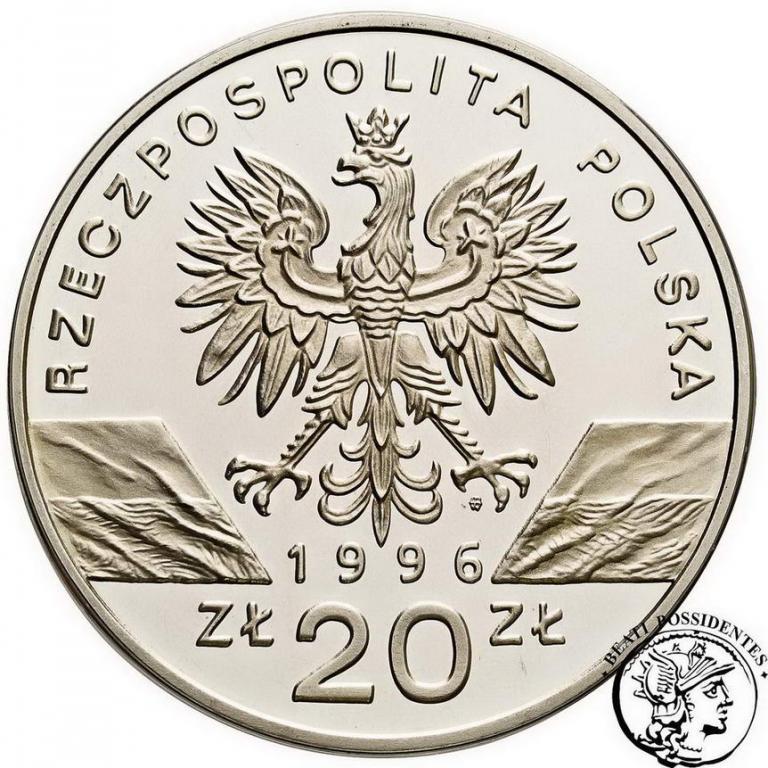 Polska III RP 20 złotych 1996 jeż st.L-