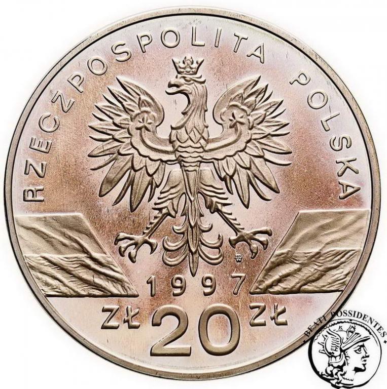 Polska III RP 20 złotych 1997 Jelonek Rogacz st.L-