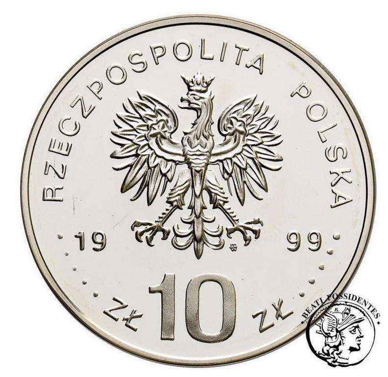 10 złotych 1999 Władysław IV Waza popiersie st.L-