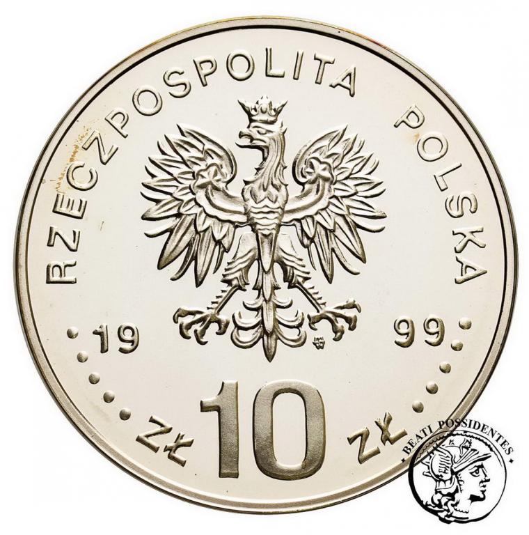 10 złotych 1999 Władysław IV Waza półpostać st.L