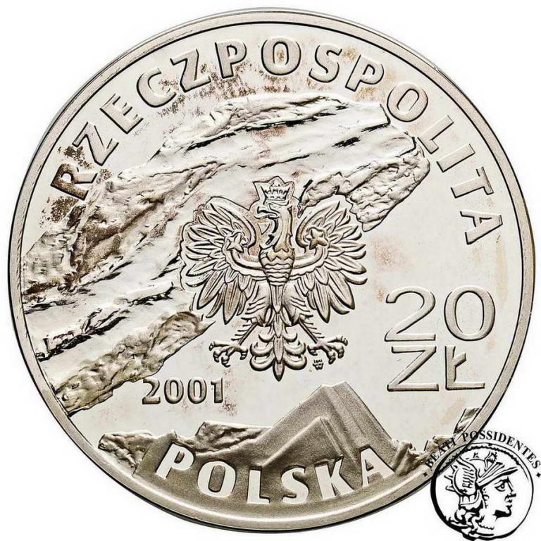Polska III RP 20 złotych 2001 Wieliczka st.L-