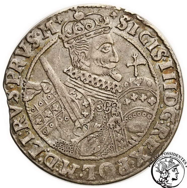 Polska Zygmunt III Waza ort koronny 1622 st.3+