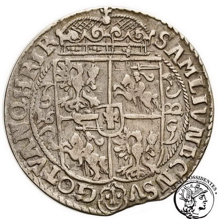 Polska Zygmunt III Waza ort koronny 1622 st.3+