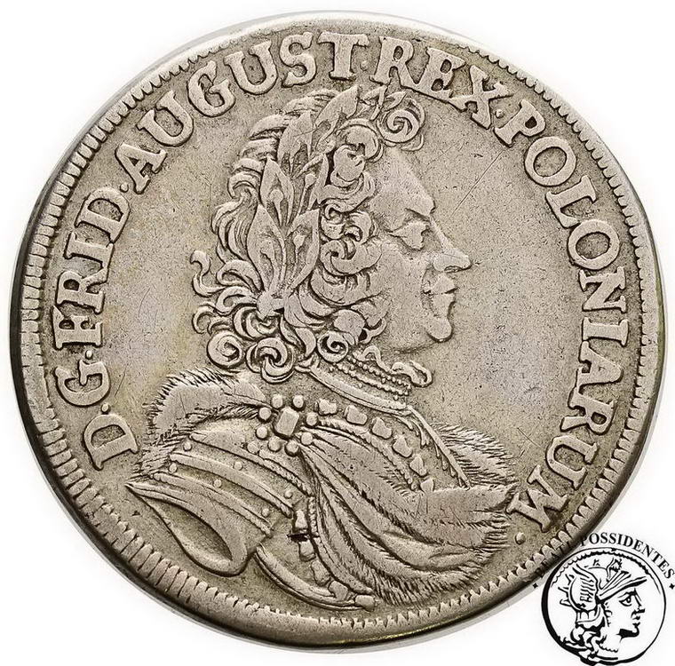 Polska August II Mocny gulden 1702 st.3