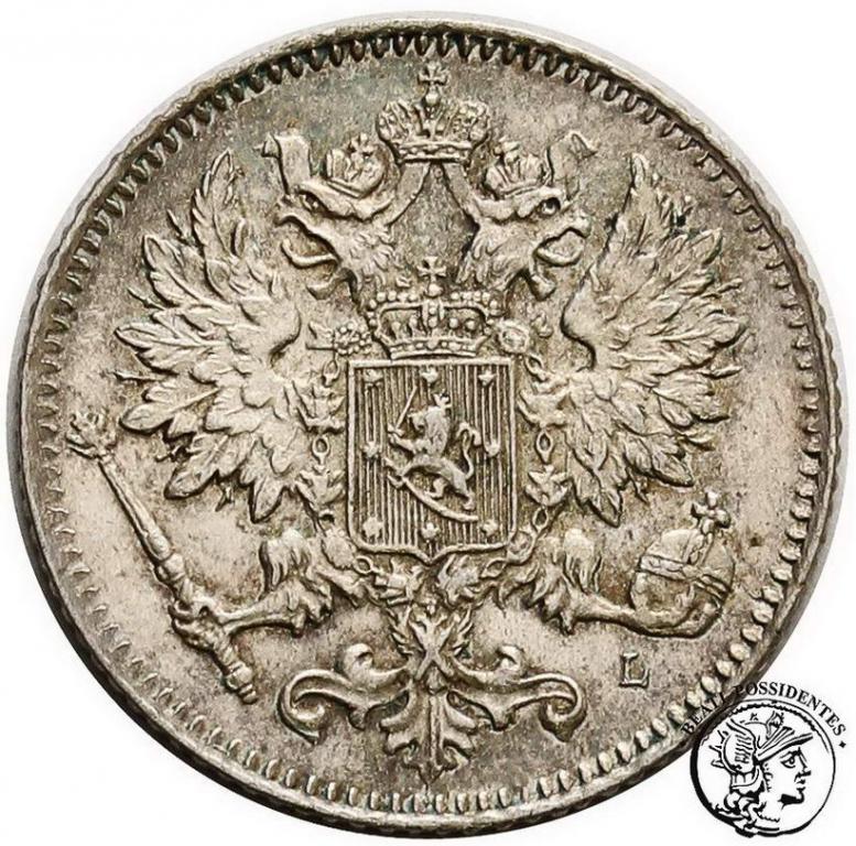 Rosja / Finlandia Mikołaj II 25 Pennia 1899 st.2