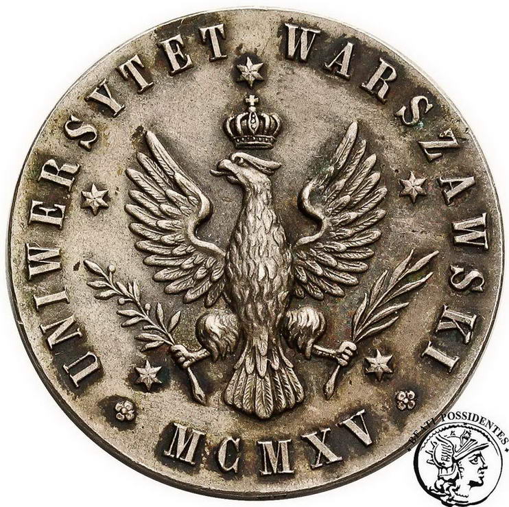 Polska medal 1915 Warszawa Uniwersytet st.2