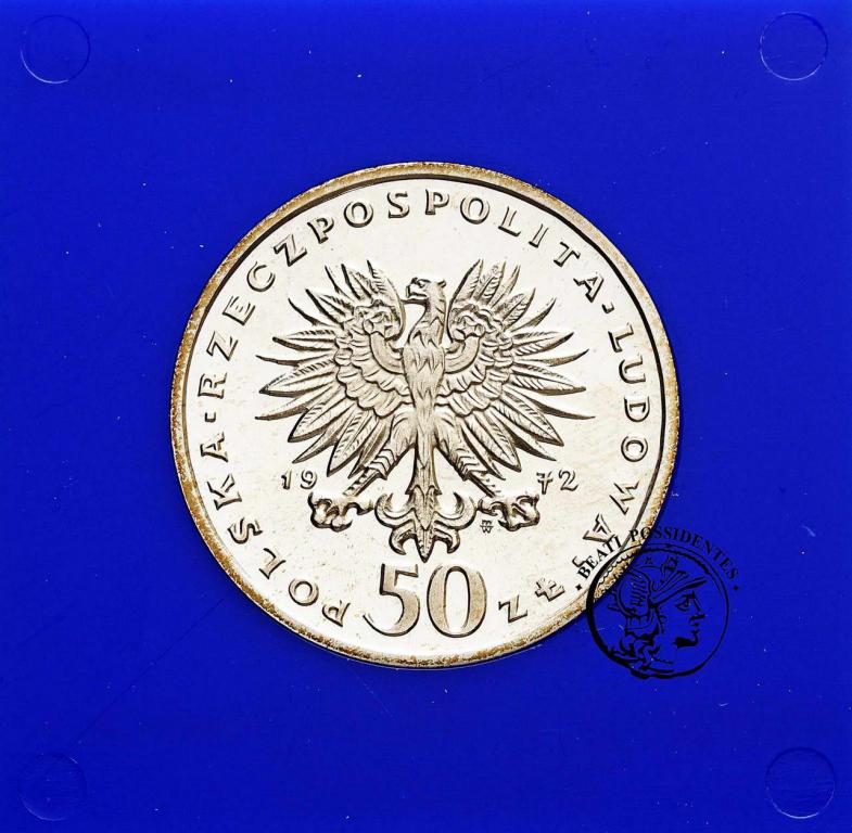 Polska PRL 50 złotych Fryderyk Chopin 1972 st.L