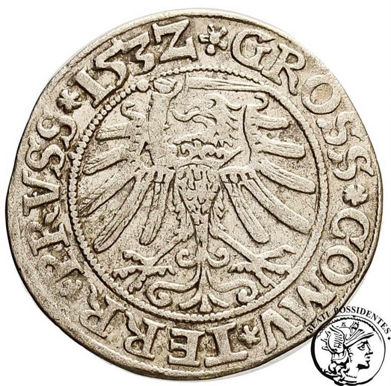 Polska Zygmunt I Stary grosz 1532 Toruń st. 3