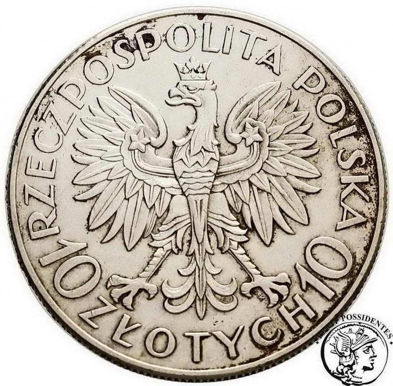 Polska 10 złotych 1933 Sobieski st. 3