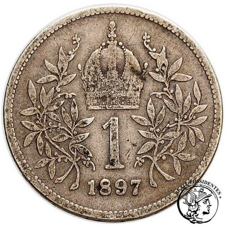 Austria 1 korona 1897 Franciszek Józef I st.3