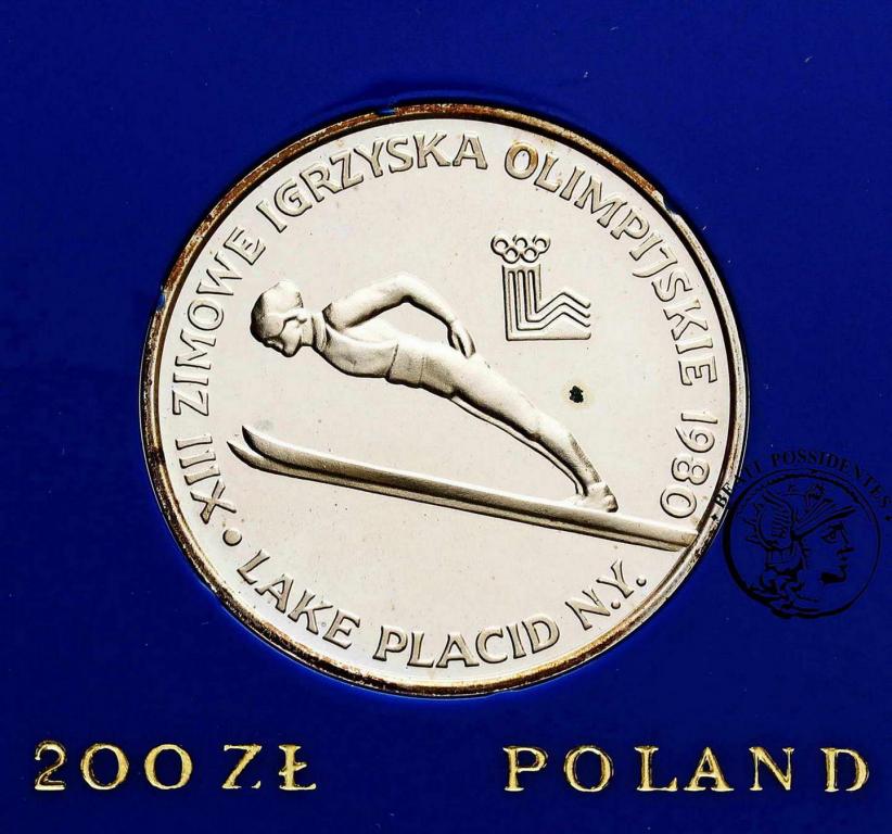 Polska PRL 200 złotych 1980 Lake Placid st.L